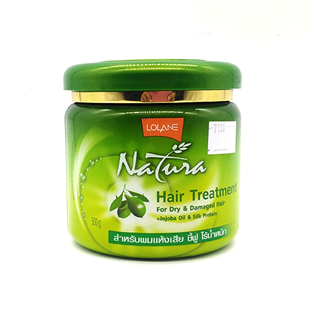 Lolane Natura Hair Treatment For Dry And Damaged Hair Jojoba Oil And Silk Protein 500g